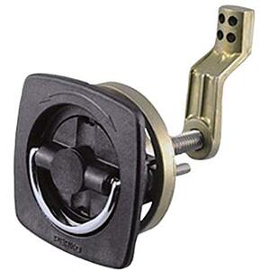 Perko 0932DP1BLK Flush Latch - Non-locking - 2.5 X 2.5 Woffset Cam Bar
