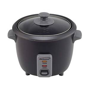 Brentwood TS-700BK 8 Cup Cooked Rice Cooker Black