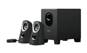 Logitech 980-000382 Z313 2.1 Speaker System - 25 W Rms - Black - 48 Hz