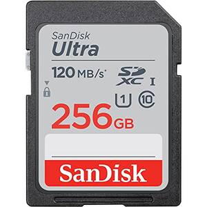 Sandisk SDSDUN4-256G-AN6IN Ultra Sdxc Memory Card, 256gb, Class 10uhs-
