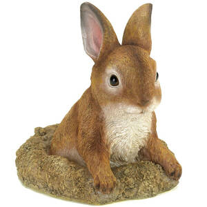 Accent 10016128 Stone-look Bunny Garden Sculpture