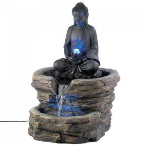 Accent D1156 Buddha Lighted Garden Fountain