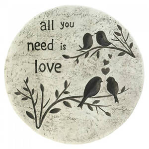Accent 10017998 All You Need Is Love Garden Stepping Stone