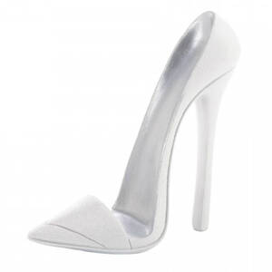 Accent 10018876 Sparkly High Heel Shoe Phone Holder - White