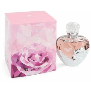 Swiss 546162 Crystal Rose Eau De Parfum Spray 1.7 Oz For Women