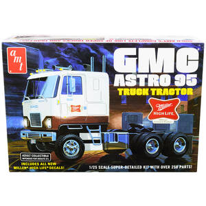 Amt AMT1230 Skill 3 Model Kit Gmc Astro 95 Truck Tractor Miller 125 Sc