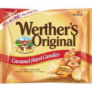Storck 1024485 Werther's Hard Caramel Candies - Caramel - Individually
