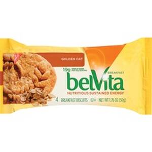 Mondelez MDZ 00679 Belvita Breakfast Biscuits - Individually Wrapped, 