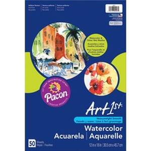 Pacon PAC 4927 Ucreate Fine Art Paper - White - Recycled - 10% - 12 X 