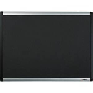 Lorell LLR 75697 Black Mesh Fabric Covered Bulletin Boards - 36 Height