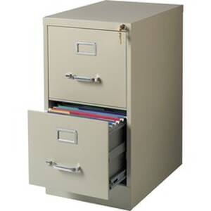 Lorell LLR 42290 Commercial-grade Vertical File - 2-drawer - 15 X 22 X