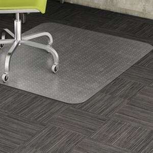 Lorell LLR 69160 Low Pile Rectangular Chairmat - Carpeted Floor - 60 L