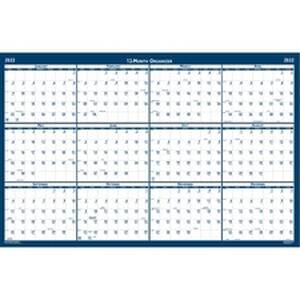 House HOD 3961 Write-on Laminated Wall Planner - Professional - Julian