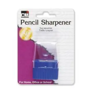 Charles LEO 80730 Cli Cone Receptacle Pencil Sharpener - Plastic - Ass