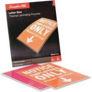Gbc-commercial GBC 3745690 Gbc Ultra Clear Thermal Laminating Pouches 