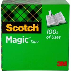 3m MMM 810121296 Scotch Magic Tape - 36 Yd Length X 0.50 Width - 1 Cor