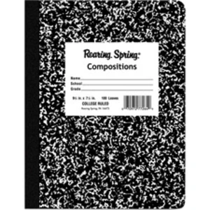 Roaring ROA 77264 Roaring Spring College Ruled Hard Cover Composition 