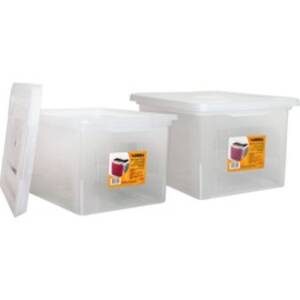 Lorell LLR 68925BD Letterlegal Plastic File Box - External Dimensions:
