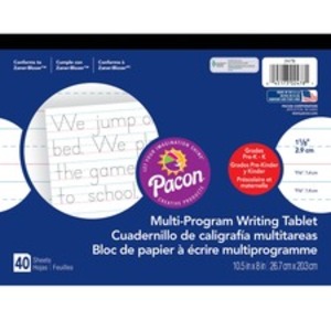 Pacon PAC 2478 Pacon Multi-program Handwriting Tablet - 40 Sheets - Bo