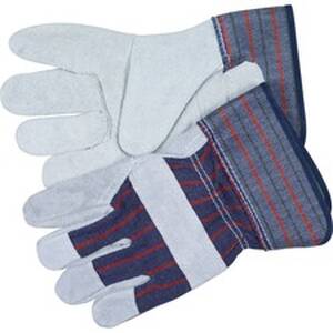 Mcr MCS CRW12010XL Leather Palm Economy Safety Gloves - X-large Size -