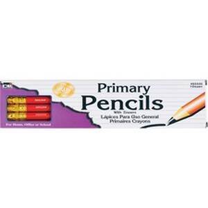 Charles LEO 65505 Cli Primary Pencils With Eraser - Red Barrel - 144  