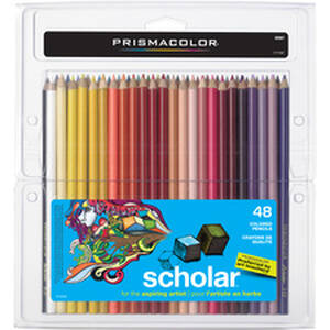 Newell SAN 92807 Prismacolor Scholar Colored Pencils - Assorted Lead -