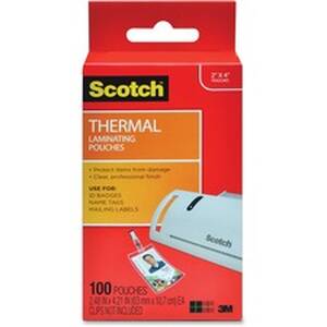 3m TP5852-100 Scotch Thermal Laminating Pouches - Laminating Pouchshee