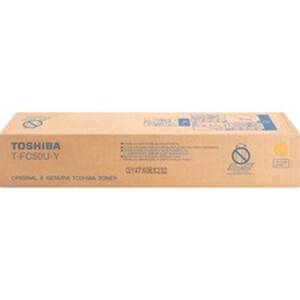 Original Toshiba TFC50U-Y T-fc50uy Yellow Toner Cartridge For Use In E