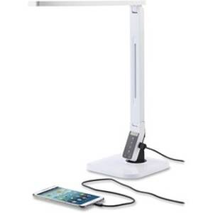 Lorell LLR 99773 Smart Led Desk Lamp - Led - White - Desk Mountable - 