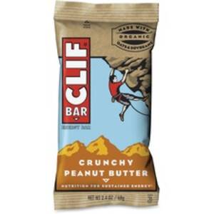 Clif CBC 50120 Clif Bar Crunchy Peanut Butter Energy Bar - Individuall