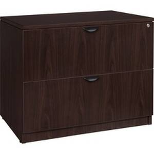 Lorell LLR PL2236ES Prominence 2.0 Espresso Laminate Lateral File - 2-