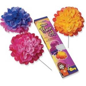 Pacon PAC 59600 Kolorfast Tissue Flower Kit - Decoration - 1height X 1
