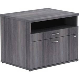 Lorell LLR 16213 Relevance Series Charcoal Laminate Office Furniture C
