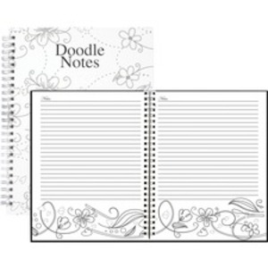 House HOD 78190 Doodle Notes Spiral Notebook  111 Pages  Spiral Bound 
