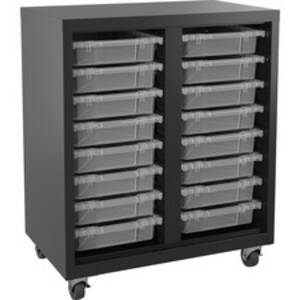 Lorell LLR 71101 Pull-out Bins Mobile Storage Unit - 36 Height X 30 Wi