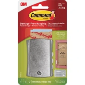 3m MMM 17048ES Command Sticky Nail Wire-backed Hanger - 8 Lb (3.63 Kg)