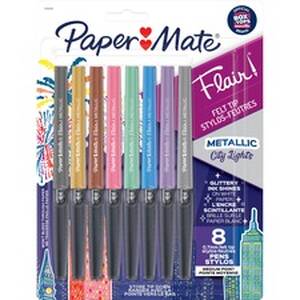 Newell PAP 2134319 Paper Mate Flair Ultra-fine Tip Metallic Pens - Ult