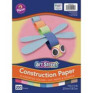 Pacon PAC P0094450 Art Street Lightweight Construction Paper - Art Pro