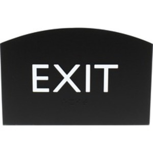 Lorell LLR 02680 Exit Sign - 1 Each - 4.5 Width X 6.8 Height - Rectang