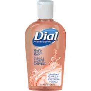 Henkel DIA 04014 Dial Hair Plus Body Wash - Peach Scent - 7.5 Fl Oz (2