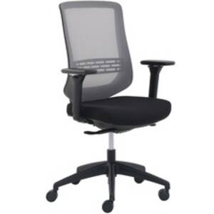 Lorell LLR 21570 Swap Midback Mesh Chair - Black Seat - Nylon Frame - 