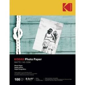 Kodak KOD 41184 Inkjet Photo Paper - White - Letter - 8 12 X 11 - Matt