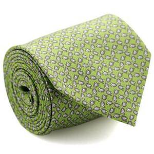 Davidoff 21232 Neckties For Men Hand Made Italian Silk Neck Tie - Gree