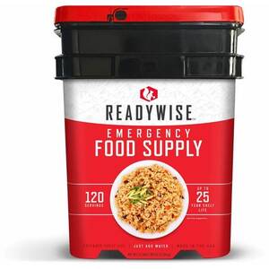 Readywise 01-120 Entree Only Grab And Go Bucket 120 Servings