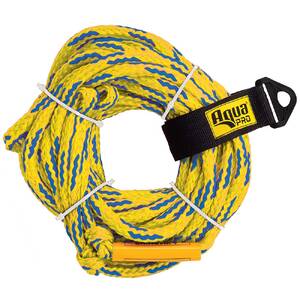 Aqua APA20452 4-person Floating Tow Rope - 4,100lb Tensile - Yellow