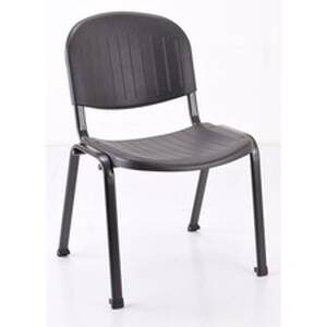 Lorell LLR 62125 Low Back Stack Chair - Polypropylene Seat - Polypropy