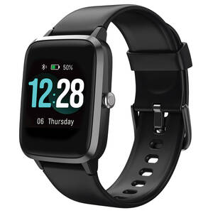 Letsfit 843785113844 Id205l Bluetooth Smart Watch (black)