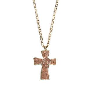 Claudia N6005.4 The Cross Necklace-coral