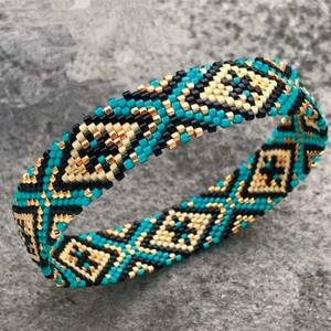 Claudia N9024.3 Maya Handmade Bracelet- Blue