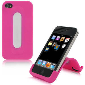 Xtrememac IPP-SS4-33 Snap Stand For Iphone 4  4s, Bubble Gum Pink